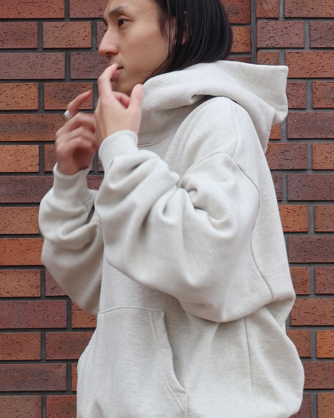 LOS ANGELES APPAREL ロサンゼルスアパレル SF1049 12oz Fleece Wide Hoodie SCOUR